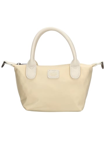 Charm Henkeltasche "Buckingham Mono" in Beige - (L)18 x (H)13 x (T)9 cm
