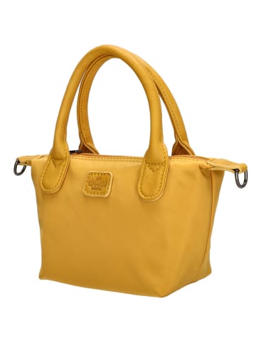 Charm Henkeltasche "Buckingham Mono" in Senf - (L)18 x (H)13 x (T)9 cm