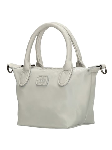 Charm Henkeltasche "Buckingham Mono" in Weiß - (L)18 x (H)13 x (T)9 cm