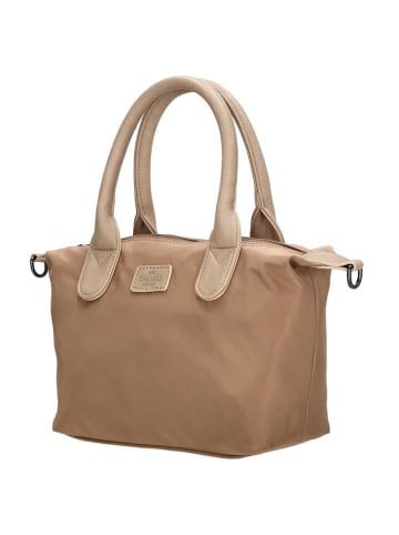 Charm Henkeltasche "Buckingham Mono" in Hellbraun - (L)30 x (H)20 x (T)11 cm