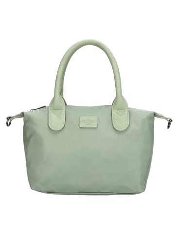 Charm Henkeltasche "Buckingham Mono" in Hellgrün - (L)30 x (H)20 x (T)11 cm