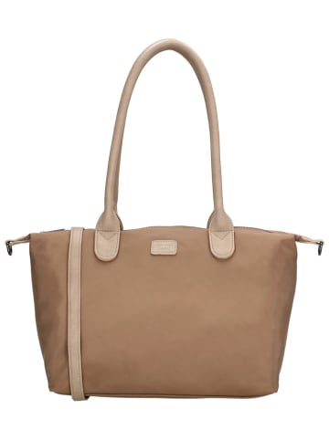 Charm Shopper bag w kolorze jasnobrązowym - 42 x 25 x 15 cm