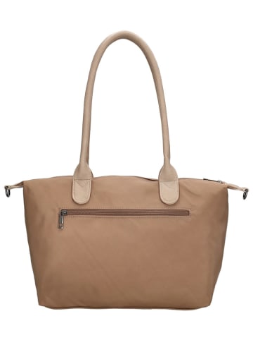 Charm Shopper bag w kolorze jasnobrązowym - 42 x 25 x 15 cm