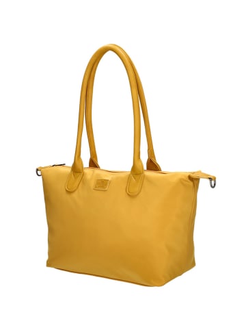 Charm Shopper "Buckingham Mono" in Senf - (L)42 x (H)25 x (T)15 cm