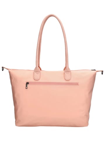 Charm Shopper bag "Buckingham Mono" w kolorze jasnoróżowym - 51 x 33 x 14 cm