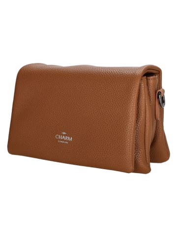 Charm Umhängetasche in Camel - (B)21 x (H)15 x (T)7,5 cm