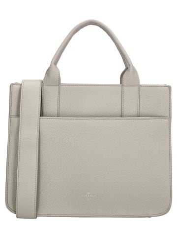 Charm Henkeltasche in Taupe - (B)30 x (H)24 x (T)9 cm