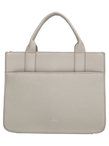 Charm Henkeltasche in Taupe - (B)30 x (H)24 x (T)9 cm