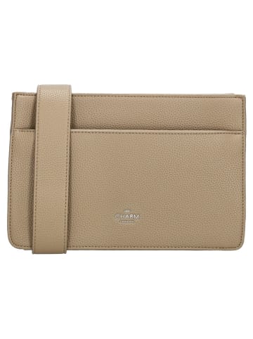 Charm Umhängetasche in Beige - (B)26 x (H)17 x (T)10 cm