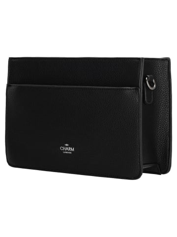 Charm Umhängetasche in Schwarz - (B)26 x (H)17 x (T)10 cm