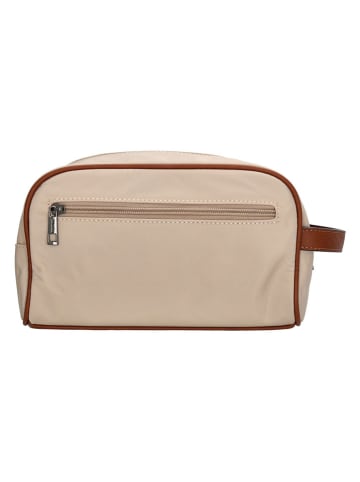 Charm Kosmetiktasche in Beige - (B)25 x (H)15 x (T)14 cm