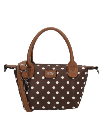 Charm Henkeltasche "Buckingham" in Hellbraun - (B)20 x (H)13 x (T)9 cm