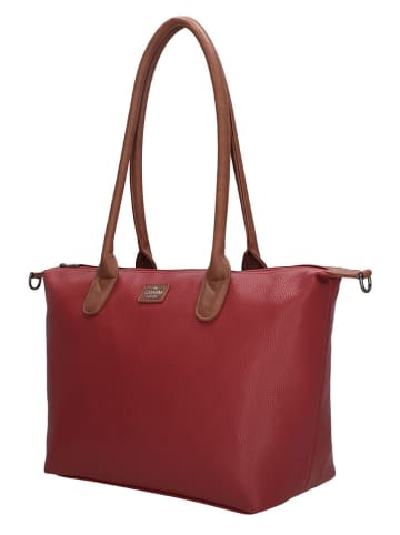 Charm Shopper "Buckingham Palace" in Rot - (B)42 x (H)25 x (T)15 cm