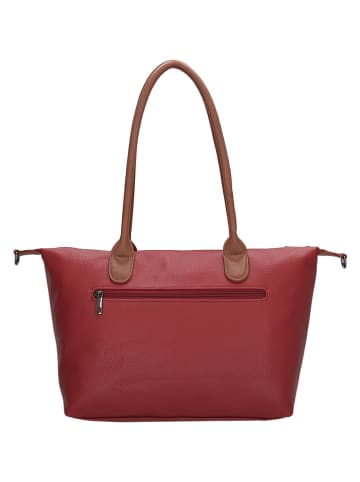 Charm Shopper bag "Buckingham Palace" w kolorze czerwonym - 42 x 25 x 15 cm