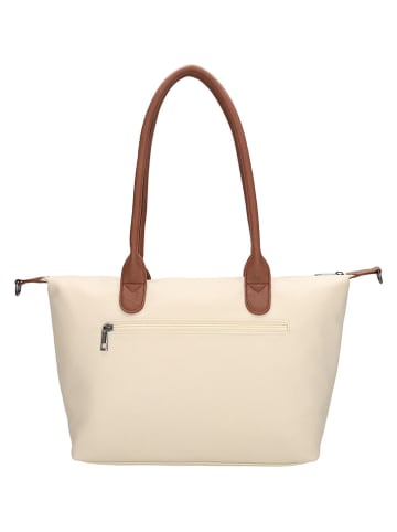 Charm Shopper bag "Buckingham Palace" w kolorze beżowym - 42 x 25 x 15 cm