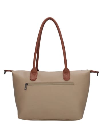 Charm Torebka w kolorze szarobrązowym - 42 x 25 x 15 cm