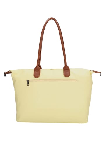 Charm Aktówka "Buckingham Palace" w kolorze żółtym - 51 x 33 x 14,5 cm