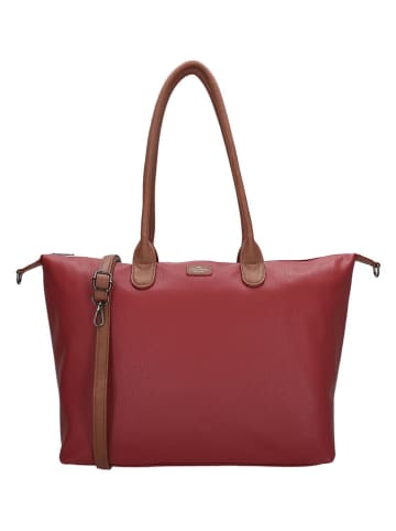 Charm Torebka w kolorze bordowym - 51 x 33 x 14,5 cm