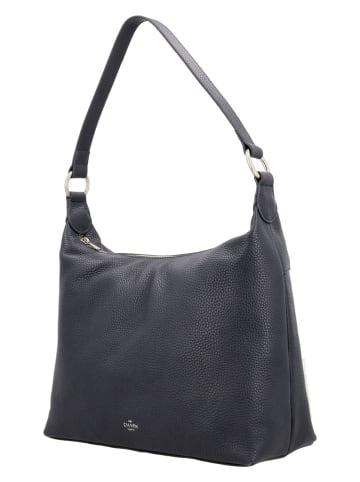 Charm Leder-Shopper in Dunkelblau - (B)42 x (H)29 x (T)15 cm