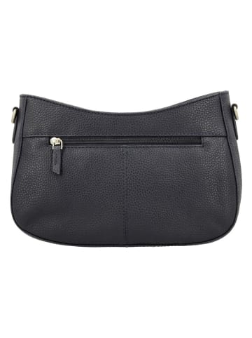 Charm Leder-Schultertasche in Dunkelblau - (B)27 x (H)16 x (T)7 cm