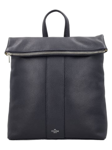 Charm Rucksack "Washington" in Dunkelblau - (B)28,5 x (H)31 x (T)12 cm