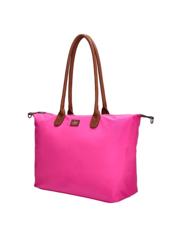 Charm Shopper bag "Buckingham" w kolorze różowym - 51 x 33 x 14 cm