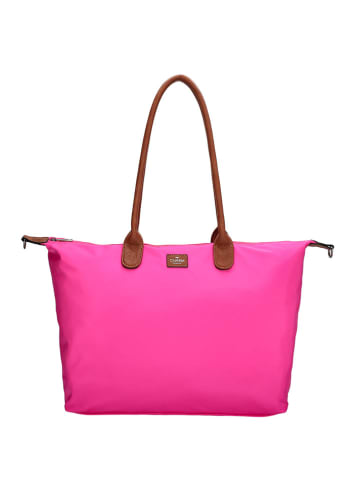 Charm Shopper bag "Buckingham" w kolorze różowym - 51 x 33 x 14 cm