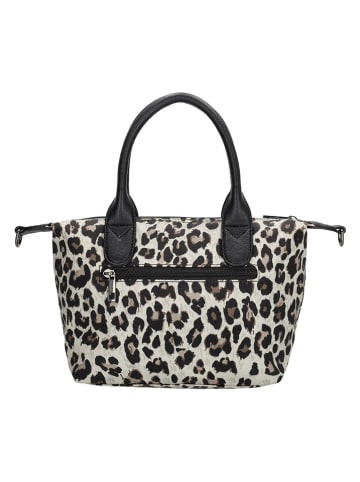 Charm Torebka w kolorze kremowo-czarnym - 30 x 20 x 11 cm