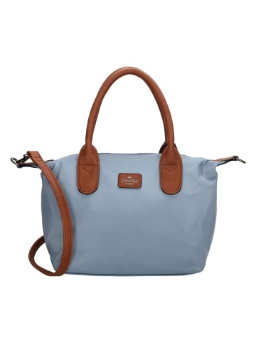 Charm Henkeltasche "Buckingham" in Hellblau - (B)30 x (H)20 x (T)11 cm