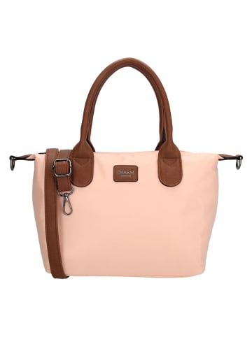Charm Henkeltasche "Buckingham" in Rosa - (B)30 x (H)20 x (T)11 cm