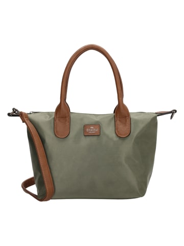 Charm Torebka "Buckingham" w kolorze khaki - 30 x 20 x 11 cm