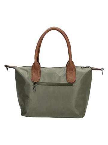 Charm Torebka "Buckingham" w kolorze khaki - 30 x 20 x 11 cm