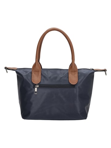 Charm Henkeltasche "Buckingham" in Dunkelblau - (B)30 x (H)20 x (T)11 cm