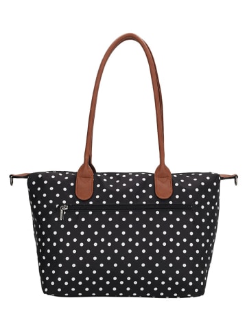 Charm Shopper "Buckingham" in Schwarz - (B)42 x (H)25 x (T)15 cm