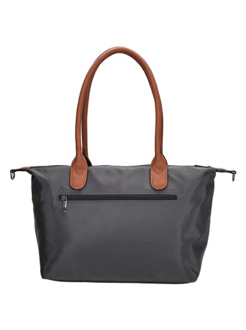 Charm Schultertasche in Dunkelblau - (B)30 x (H)20 x (T)11 cm