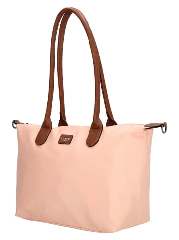 Charm Shopper bag "Buckingham" w kolorze jasnoróżowym - 42 x 25 x 15 cm