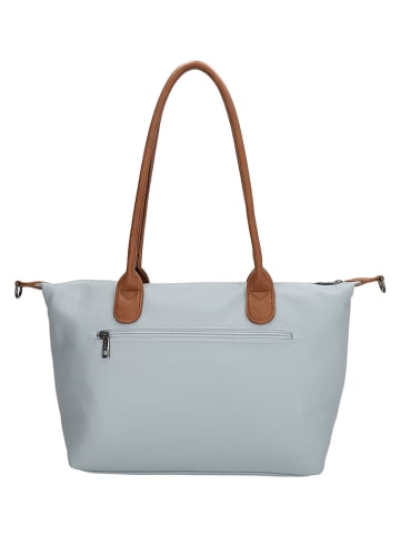 Charm Shopper "Buckingham Palace" in Hellblau - (B)42 x (H)25 x (T)15 cm