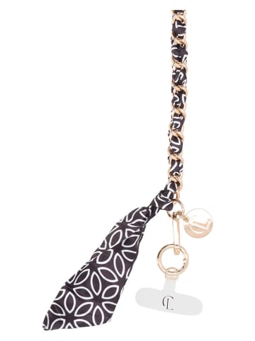 Charm Taschengurt "La tour Eiffel" in Gold/ Schwarz/ Weiß