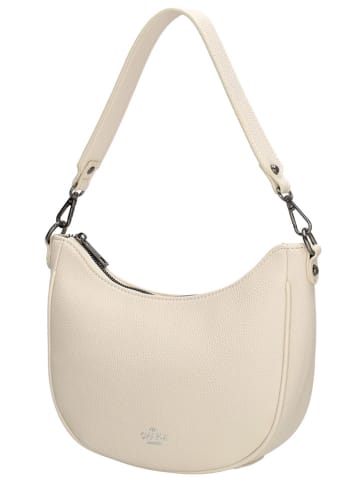 Charm Schultertasche "Montmartre" in Creme - (L)25 x (H)20 x (T)6 cm