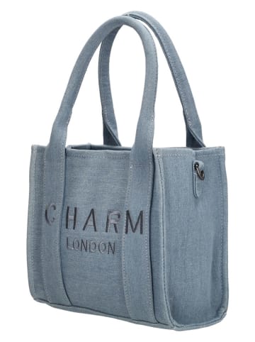 Charm Henkeltasche in Hellblau - (B)26 x (H)21 x (T)13 cm