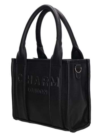 Charm Henkeltasche in Schwarz - (B)26 x (H)21 x (T)13 cm
