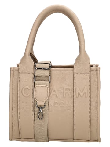 Charm Henkeltasche "Bond" in Beige - (B)26 x (H)21 x (T)13 cm
