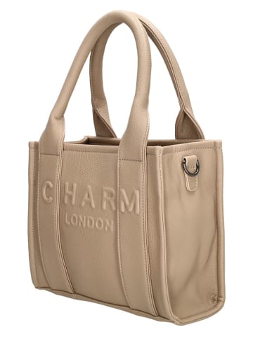Charm Henkeltasche "Bond" in Beige - (B)26 x (H)21 x (T)13 cm