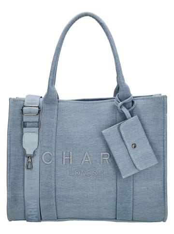 Charm Businesstasche "Bond" in Hellblau - (B)42 x (H)34 x (T)16 cm