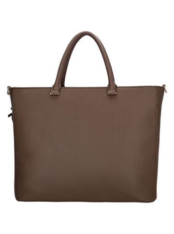 Charm Henkeltasche in Braun - (B)47 x (H)32 x (T)13,5 cm