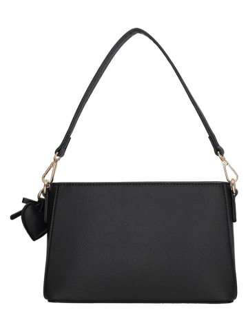 Charm Schultertasche in Schwarz - (B)25 x (H)15 x (T)6 cm