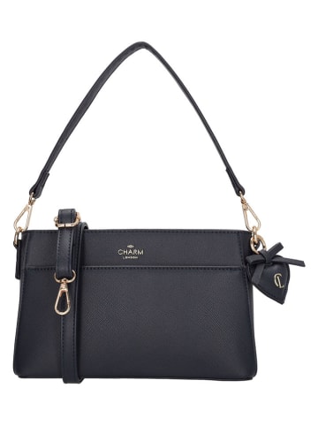 Charm Torebka w kolorze granatowym - 25 x 15 x 6 cm