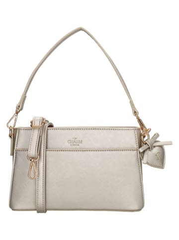 Charm Schultertasche "Cambridge" in Silber - (B)25 x (H)15 x (T)6 cm