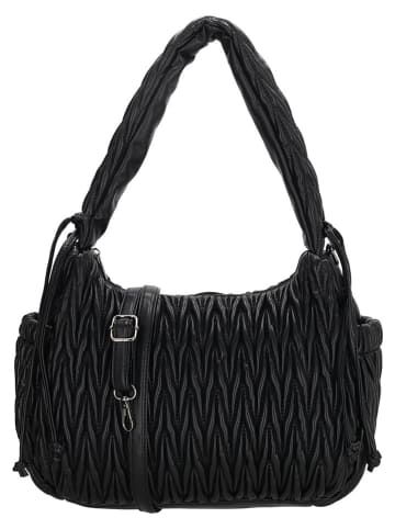 Charm Schultertasche "West End" in Schwarz - (B)30 x (H)24 x (T)12 cm