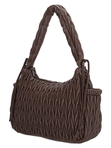 Charm Schultertasche "West End" in Braun - (B)30 x (H)24 x (T)12 cm